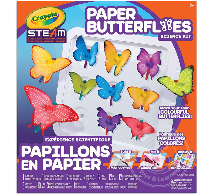 Crayola Steam: Paper Butterflies Science Kit