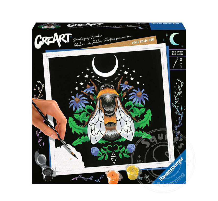 CreArt Paint by Numbers Pixie Cold: Bee
