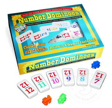 Puremco Double 12 Number Dominoes