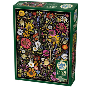 Cobble Hill Puzzles Cobble Hill Flower Press: Happiness Puzzle 1000pcs
