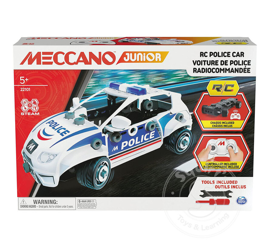 Meccano Jr. Remote Control Police Car