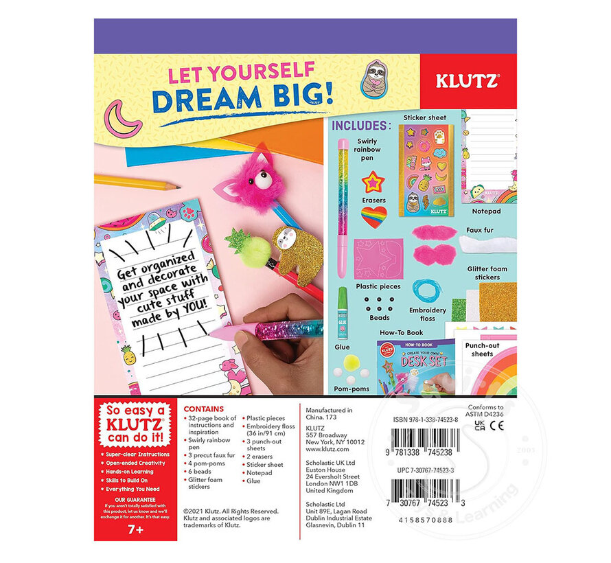 Klutz Create Your Own Desk Set