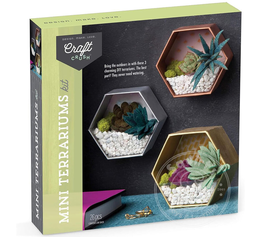 Craft Crush Mini Terrariums kit