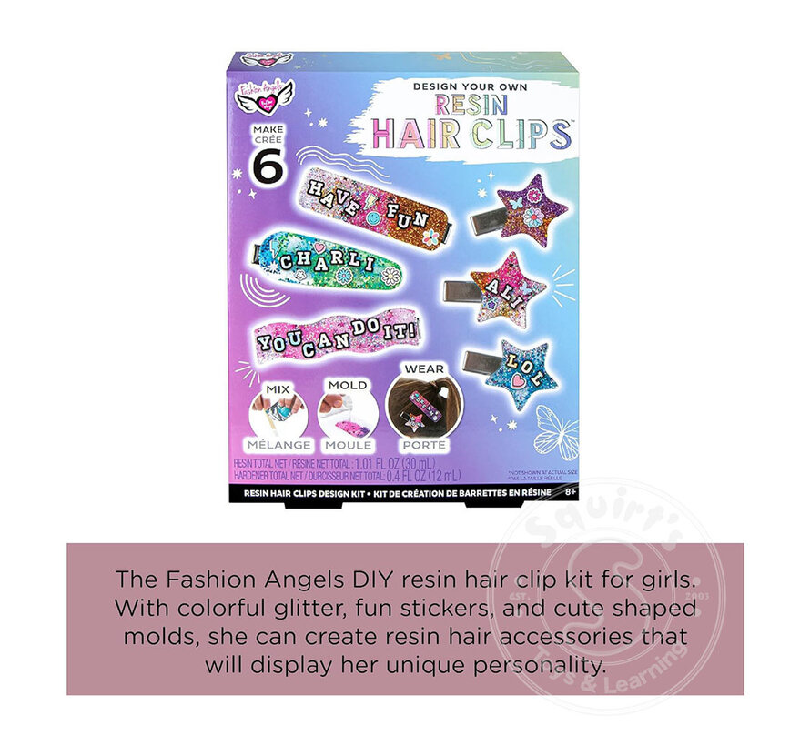 Fashion Angels Resin Hair Clips Design Kit