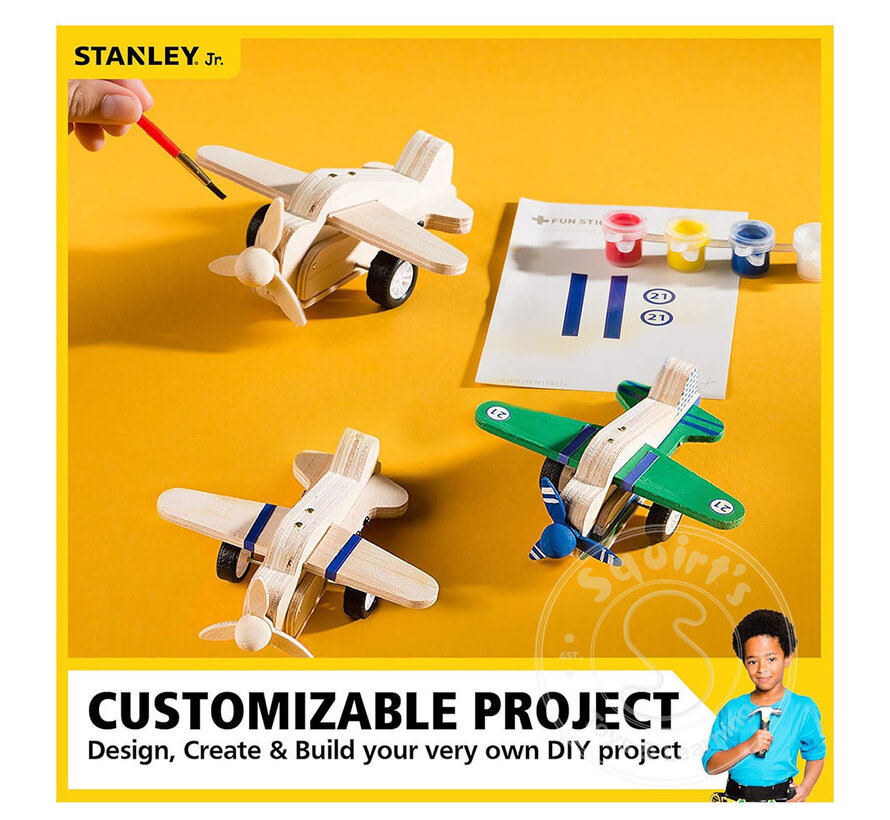 Stanley Jr. Pull Back Airplane kit