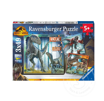 Ravensburger Ravensburger Jurassic World: Dominion Restricted Access Puzzle 3 x 49pcs