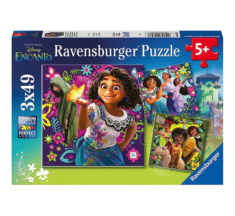 Ravensburger Encanto: The Magic Awaits!  Puzzle 3 x 49pcs