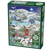 Cobble Hill Puzzles Cobble Hill Village on a Winter Night Puzzle 1000pcs