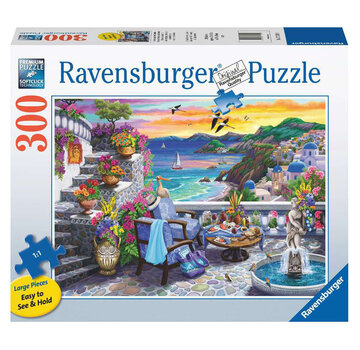 Ravensburger Ravensburger Santorini Sunset Large Format Puzzle 300pcs