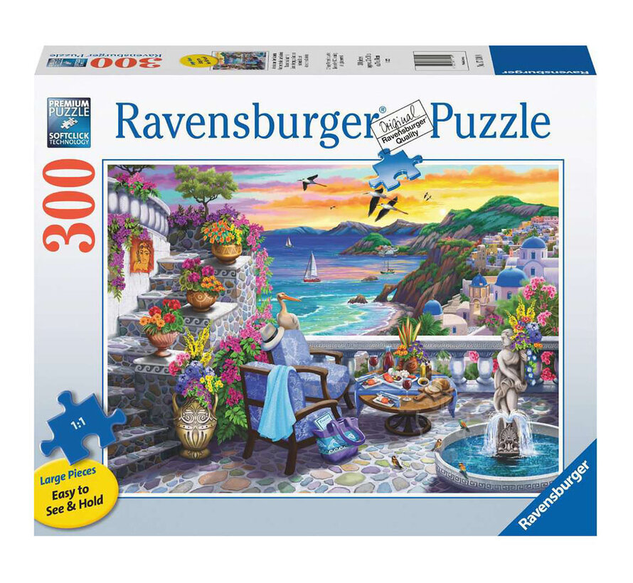 Ravensburger Santorini Sunset Large Format Puzzle 300pcs