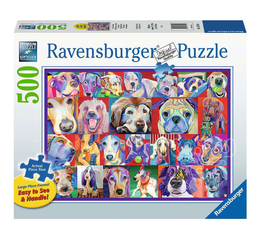 Ravensburger Hello Doggie Large Format Puzzle 500pcs
