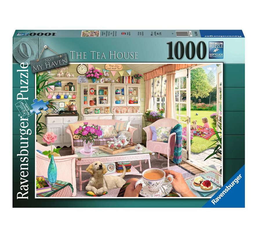 Ravensburger My Haven #9 The Tea House Puzzle 1000pcs - Retired