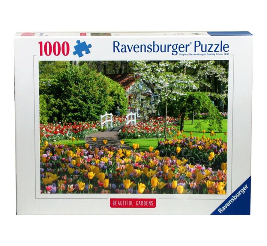 Ravensburger Beautiful Gardens: Keukenhof Gardens Netherlands Puzzle 1000pcs