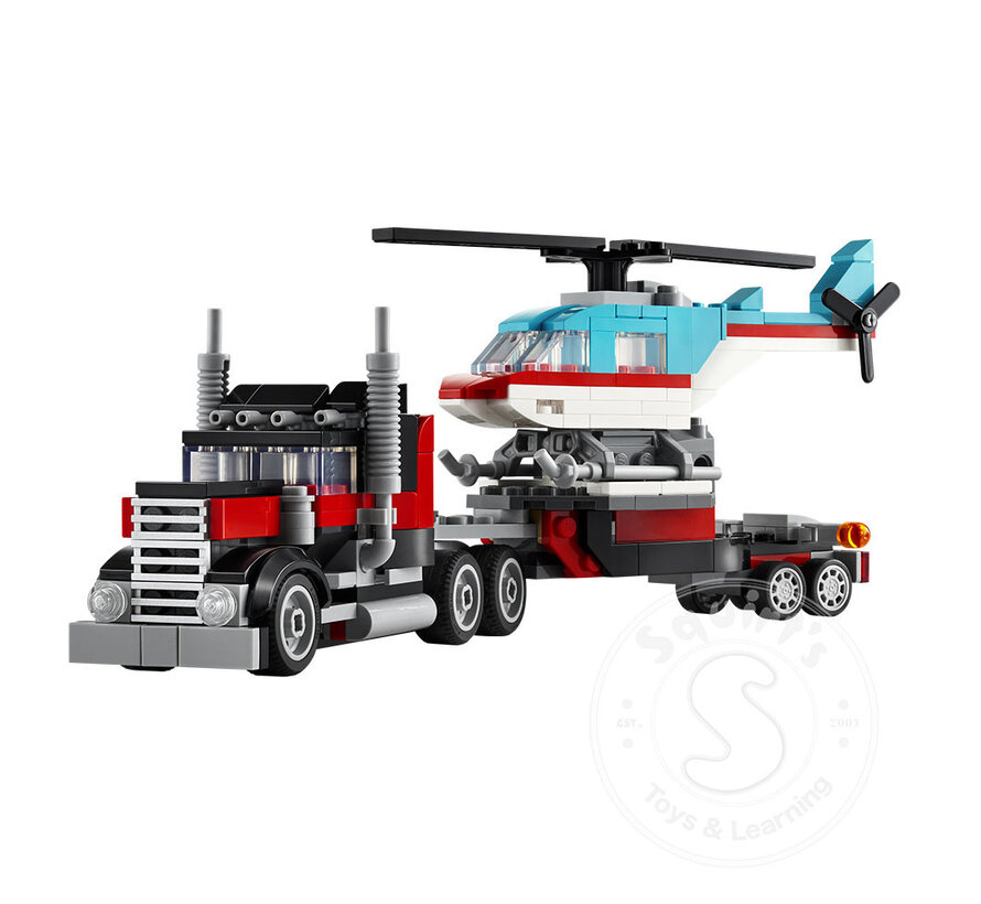 LEGO® Creator Flatbed Truck with Helicopter