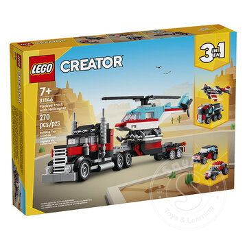 LEGO® LEGO® Creator Flatbed Truck with Helicopter