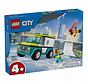 LEGO® City Emergency Ambulance and Snowboarder
