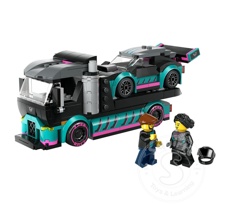 LEGO® City Race Car and Car Carrier Truck