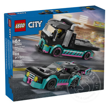 LEGO® LEGO® City Race Car and Car Carrier Truck