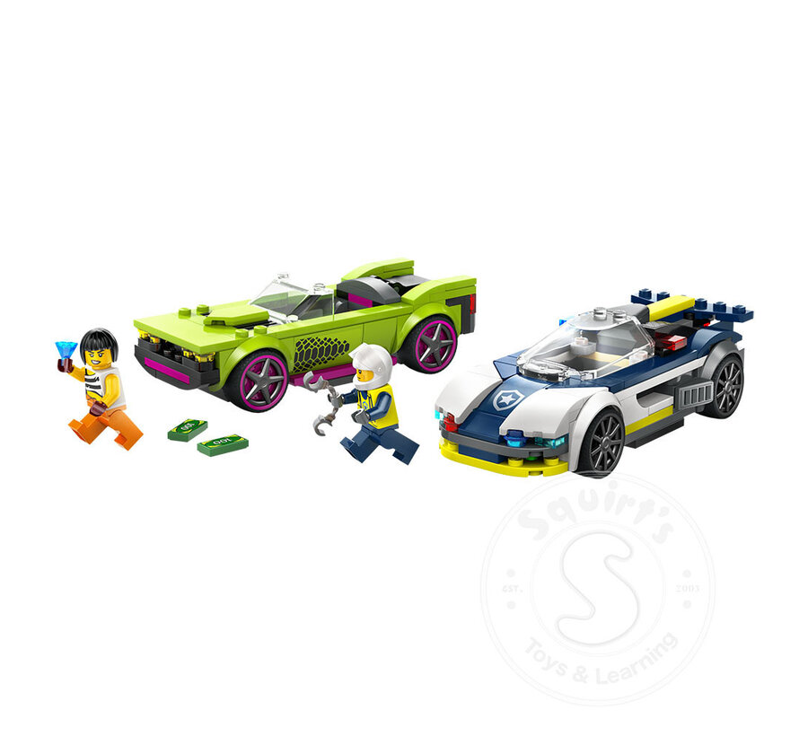 LEGO® City Police Car and Muscle Car Chase