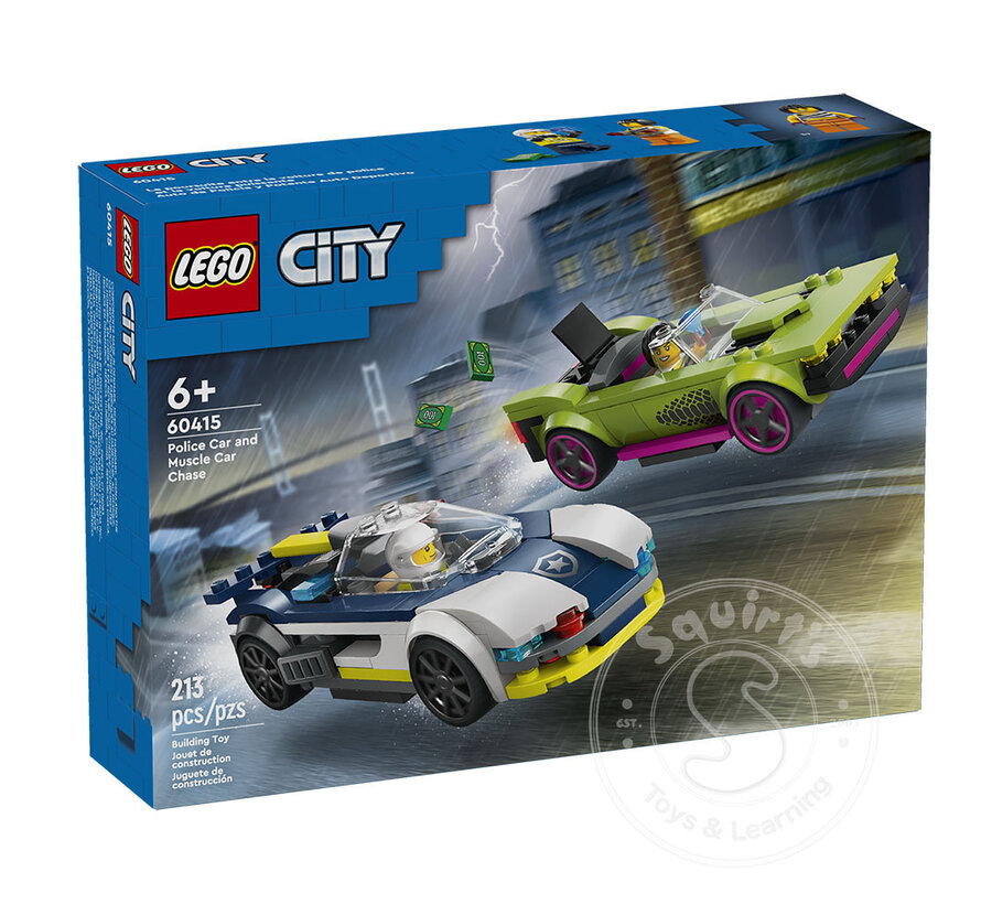 LEGO® City Police Car and Muscle Car Chase