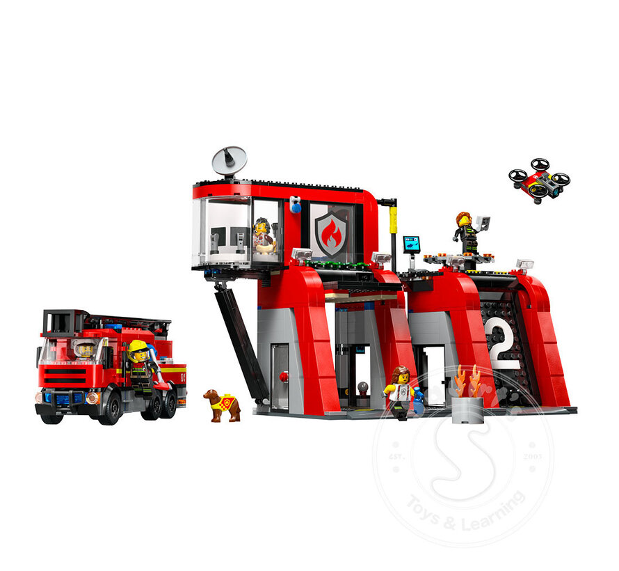 LEGO® City Fire Station with Fire Truck