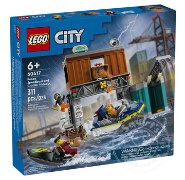 LEGO® LEGO® City Police Speedboat and Crooks' Hideout