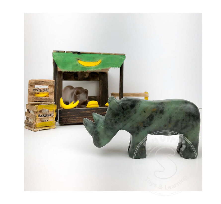Soapstone Carving Kit - Rhino