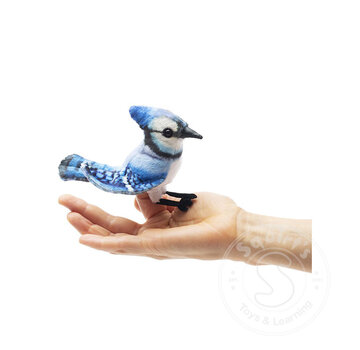 Folkmanis Folkmanis Mini Blue Jay Finger Puppet