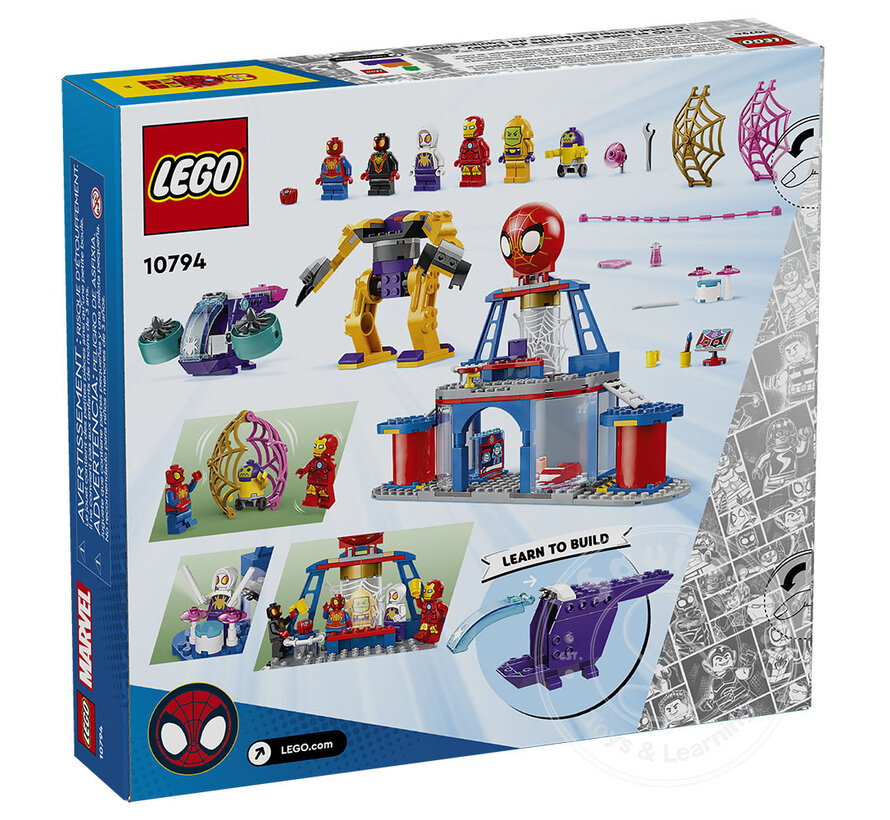 LEGO® 4+ Marvel Team Spidey Web Spinner Headquarters