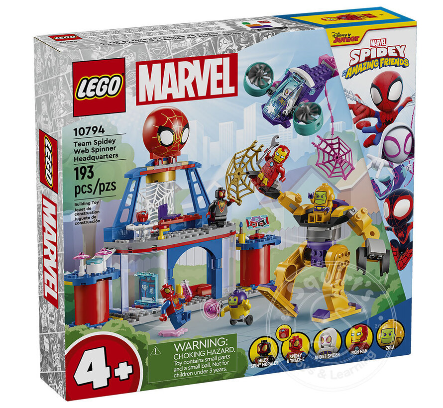 LEGO® 4+ Marvel Team Spidey Web Spinner Headquarters