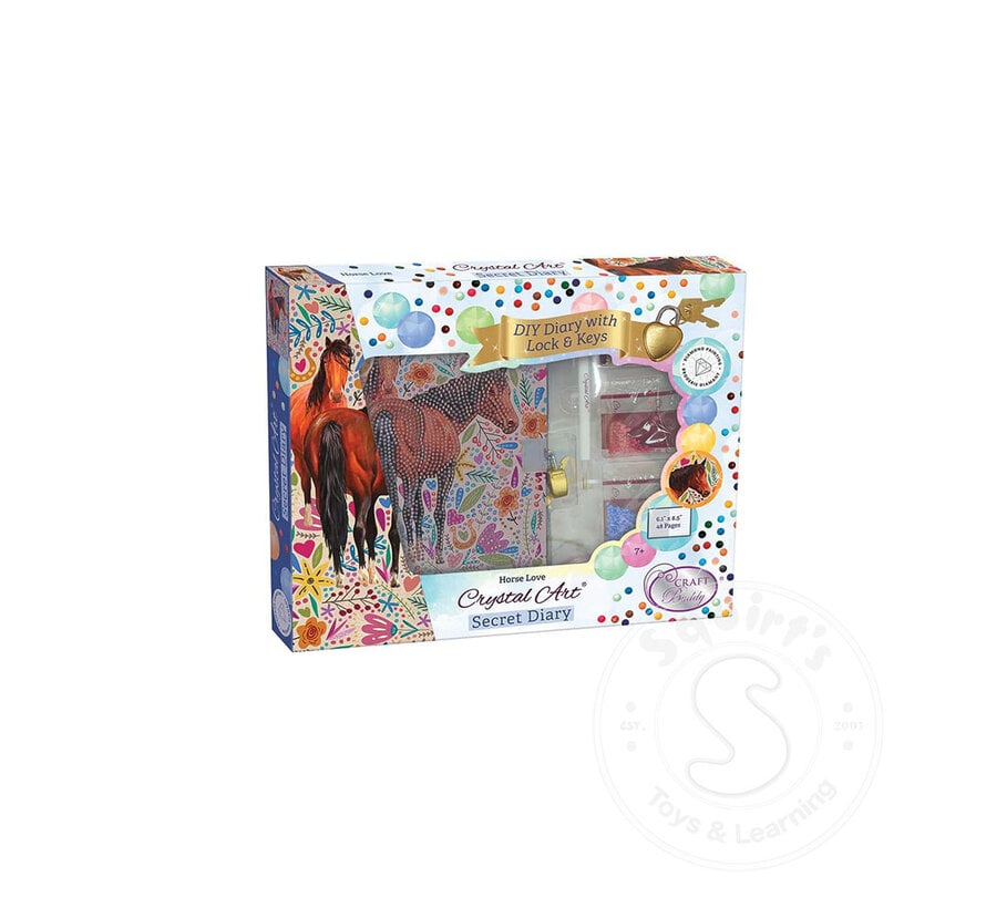 Crystal Art - Secret Diary Kit: Horse Love