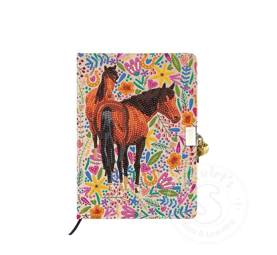 Crystal Art - Secret Diary Kit: Horse Love