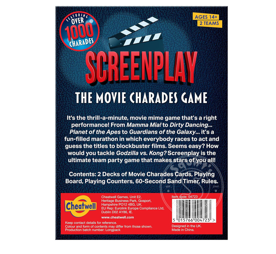 Screenplay: The Movie Charades Game