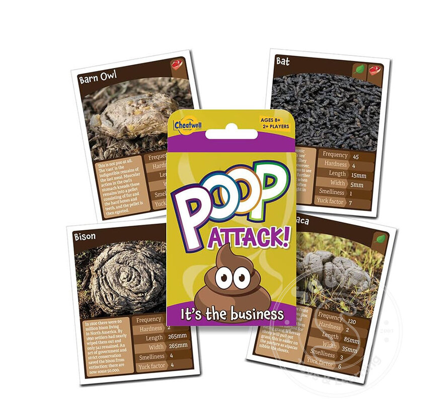 Poop Attack Card Game