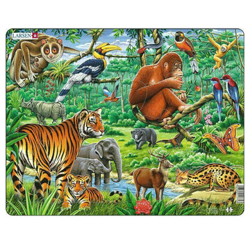 Larsen Puzzles Larsen Jungle Tray Puzzle 20pcs