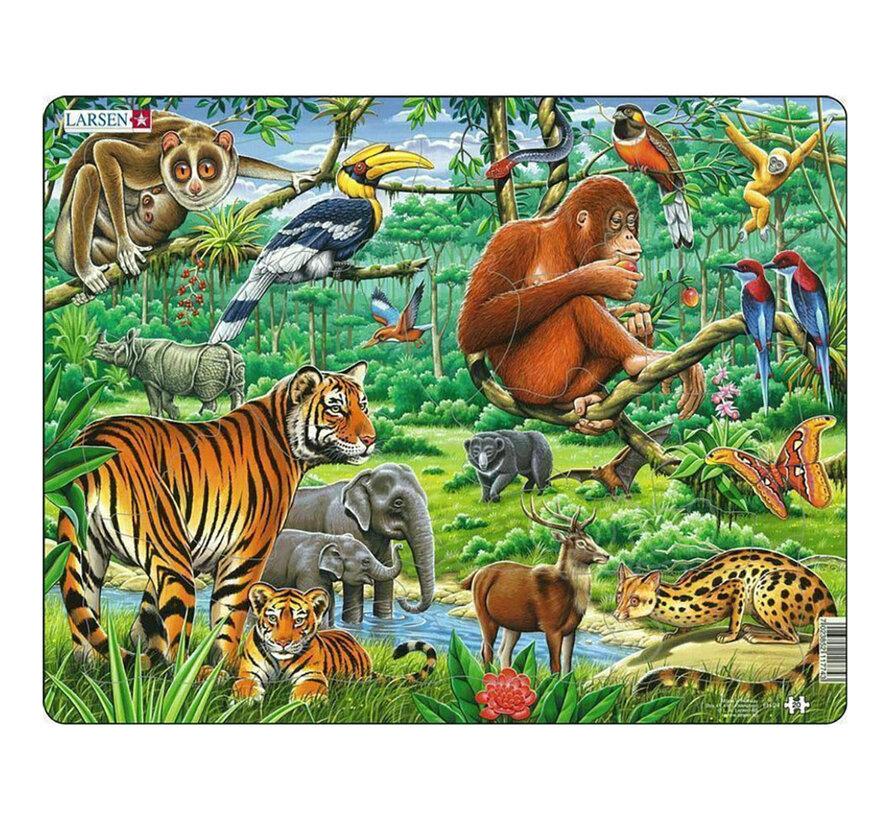 Larsen Jungle Tray Puzzle 20pcs