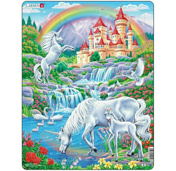 Larsen Puzzles Larsen Unicorns  Tray Puzzle 32pcs