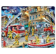 Larsen Puzzles Larsen Firefighters Tray Puzzle 45pcs