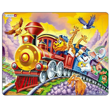 Larsen Puzzles Larsen Circus Train Tray Puzzle 30pcs