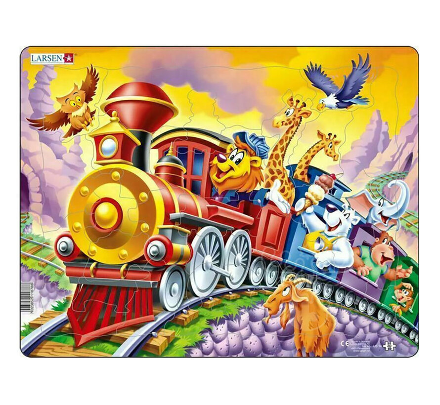 Larsen Circus Train Tray Puzzle 30pcs