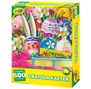Springbok Springbok Crayola's Colorful Easter Eggs Puzzle 500pcs