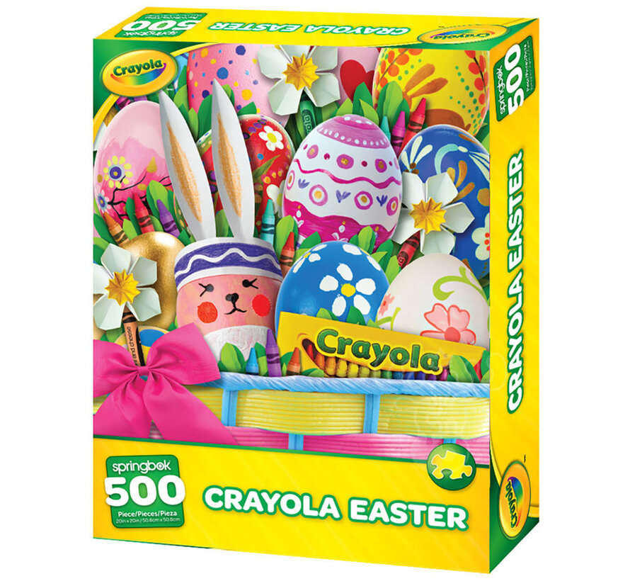 Springbok Crayola's Colorful Easter Eggs Puzzle 500pcs