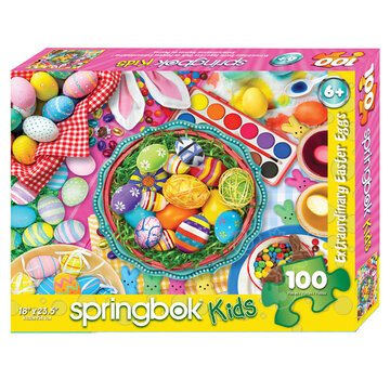 Springbok Springbok Extraordinary Easter Eggs Puzzle 100pcs