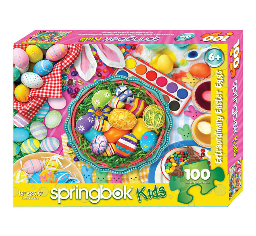 Springbok Extraordinary Easter Eggs Puzzle 100pcs