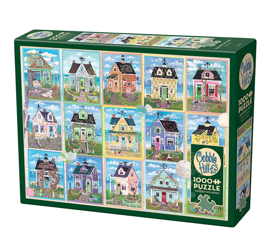 Cobble Hill Seaside Cottages Puzzle 1000pcs