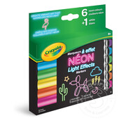 Crayola Crayola 6 Neon Light Effect Markers