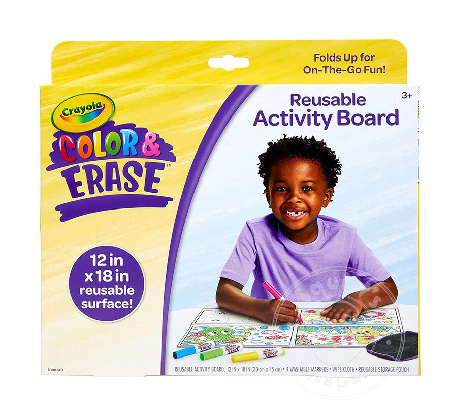Crayola Colour & Erase Reusable Travel Board
