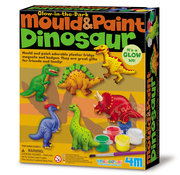 4M Mould & Paint Glow Dinosaurs