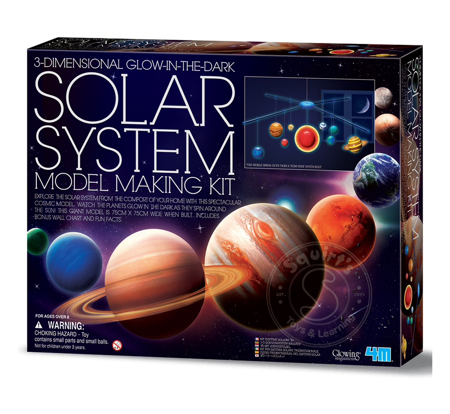 3D Solar System Model Making Kit  - Mobile
