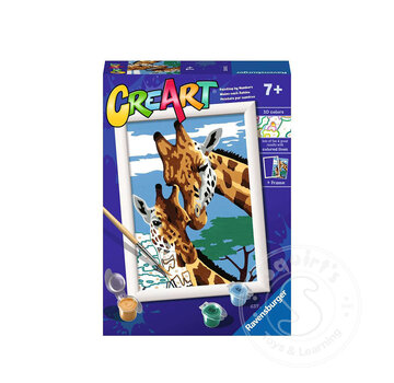 Ravensburger CreArt Paint by Numbers - Cute Giraffes